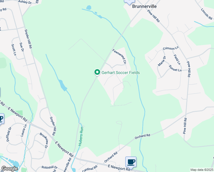 map of restaurants, bars, coffee shops, grocery stores, and more near 941 Dale Drive in Lititz