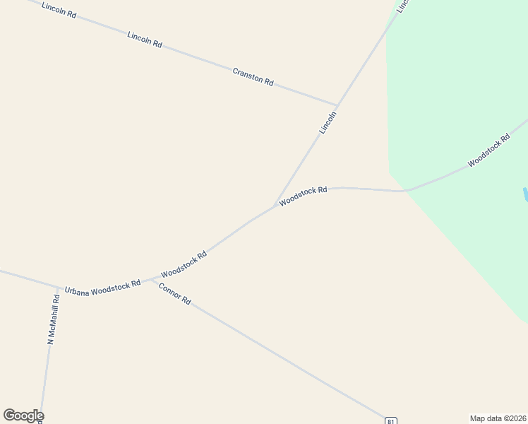 map of restaurants, bars, coffee shops, grocery stores, and more near 23878 Woodstock Road in Milford Center