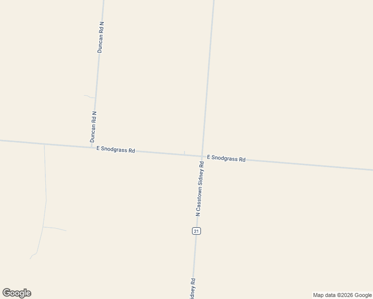 map of restaurants, bars, coffee shops, grocery stores, and more near 3383 E Snodgrass Rd in Piqua