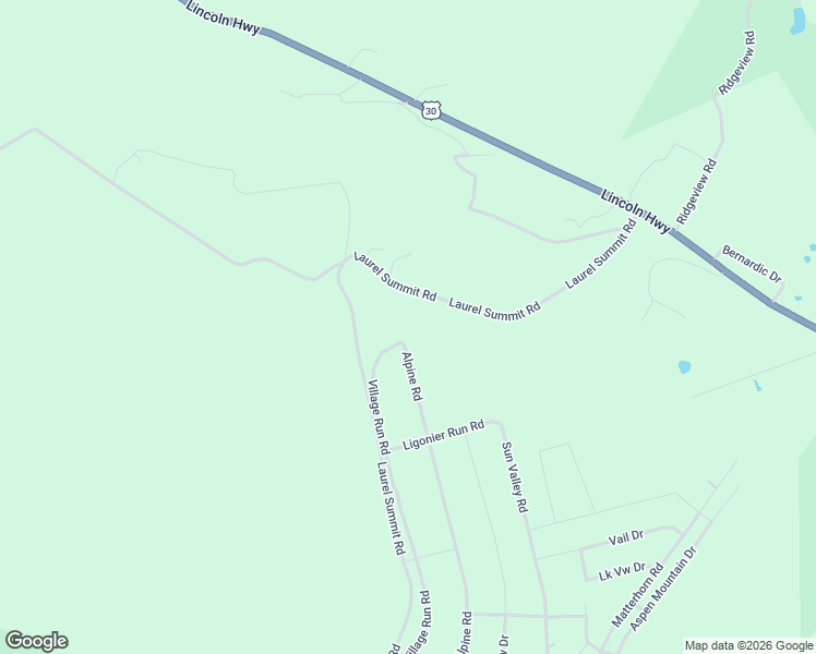 map of restaurants, bars, coffee shops, grocery stores, and more near 169 Village Run Road in Boswell