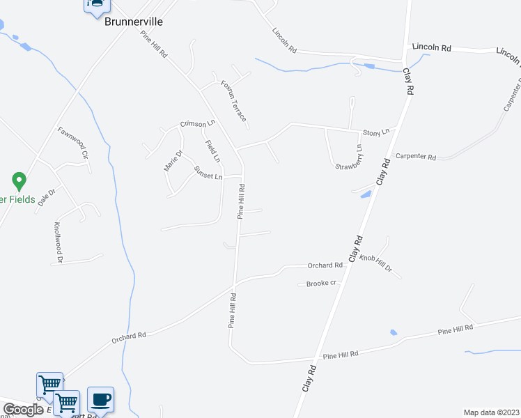 map of restaurants, bars, coffee shops, grocery stores, and more near 1306 Lookout Lane in Lititz