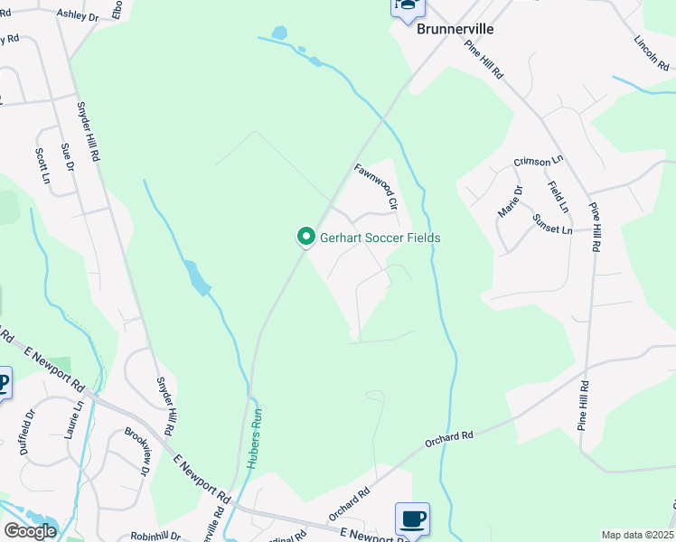 map of restaurants, bars, coffee shops, grocery stores, and more near 941 Dale Drive in Lititz