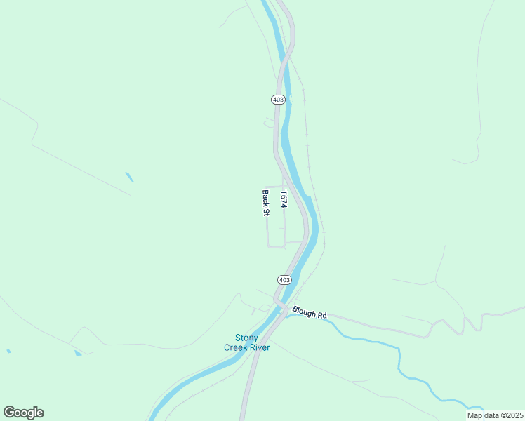 map of restaurants, bars, coffee shops, grocery stores, and more near 171 Back Street in Hooversville
