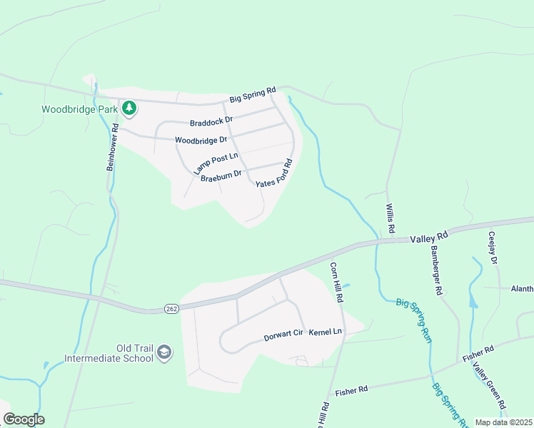 map of restaurants, bars, coffee shops, grocery stores, and more near 346 Spring Run Ct in Etters
