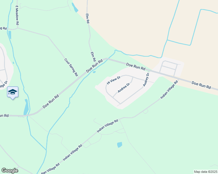 map of restaurants, bars, coffee shops, grocery stores, and more near 560 Hi View Drive in Lititz