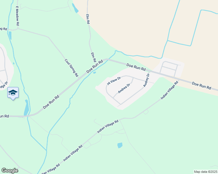 map of restaurants, bars, coffee shops, grocery stores, and more near 560 Hi View Drive in Lititz