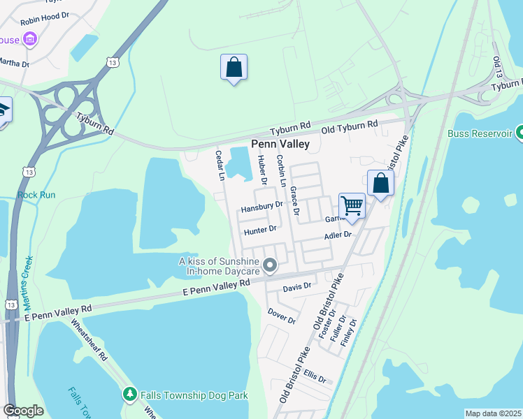 map of restaurants, bars, coffee shops, grocery stores, and more near 7309 Hansbury Drive in Morrisville
