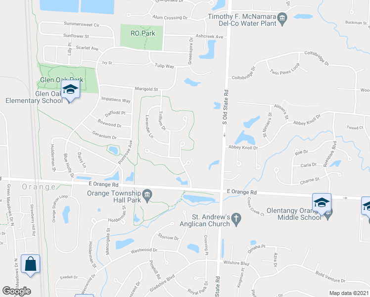 map of restaurants, bars, coffee shops, grocery stores, and more near 7279 Summerfield Dr in Delaware