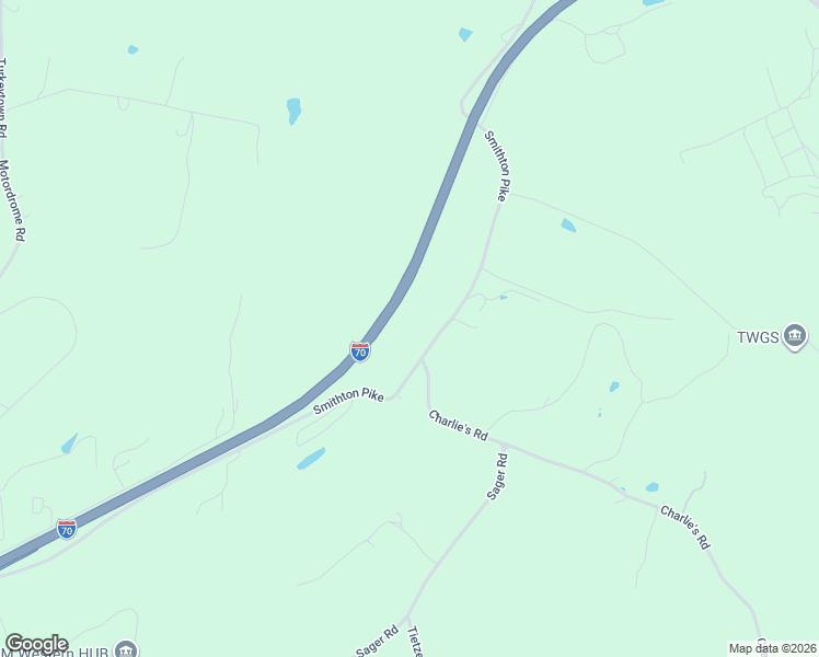 map of restaurants, bars, coffee shops, grocery stores, and more near Dwight D. Eisenhower Highway in Smithton