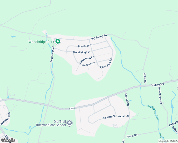 map of restaurants, bars, coffee shops, grocery stores, and more near 342 Fox Run Circle in York County