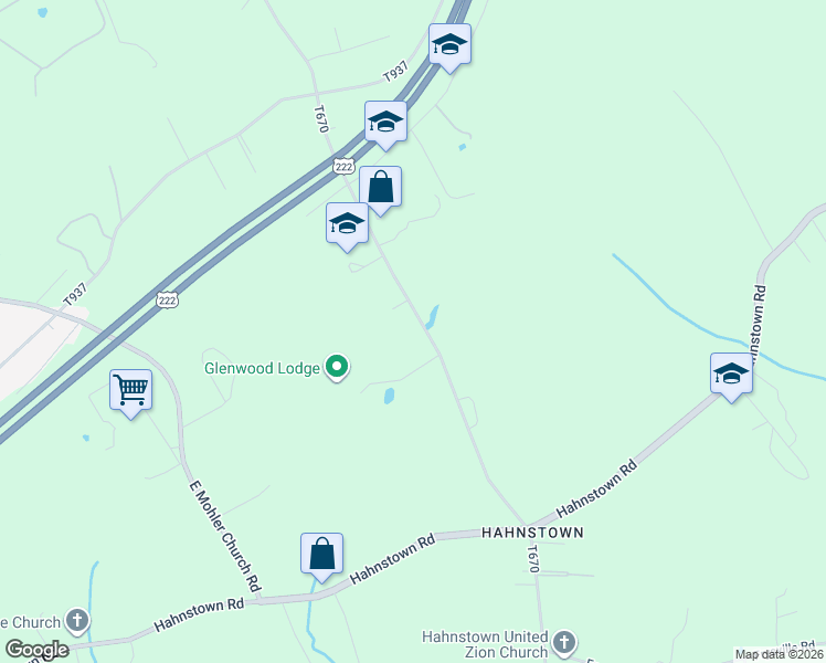 map of restaurants, bars, coffee shops, grocery stores, and more near 759 Glenwood Dr in Ephrata