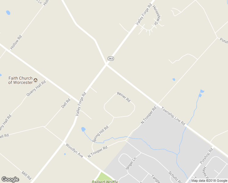 map of restaurants, bars, coffee shops, grocery stores, and more near 1428 Reiner Road in Norristown