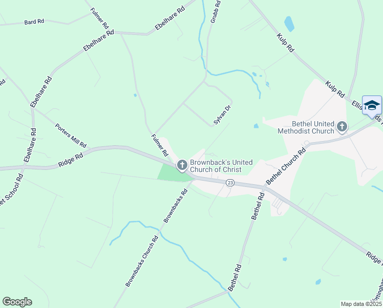 map of restaurants, bars, coffee shops, grocery stores, and more near 631 Ridge Road in Spring City