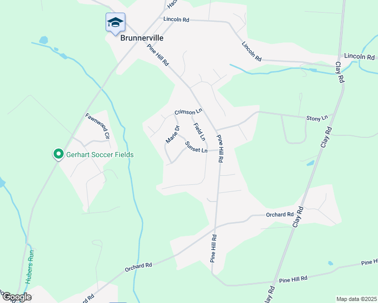 map of restaurants, bars, coffee shops, grocery stores, and more near 2 Meadowbrook Lane in Lititz