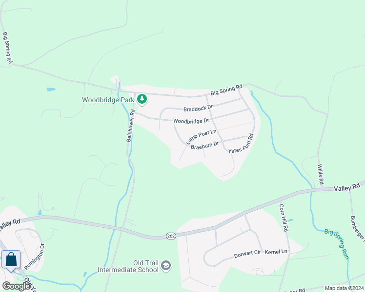map of restaurants, bars, coffee shops, grocery stores, and more near 333 Lamppost Lane in Goldsboro