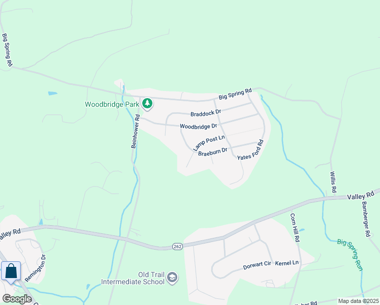 map of restaurants, bars, coffee shops, grocery stores, and more near 333 Lamppost Lane in Goldsboro