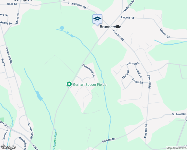 map of restaurants, bars, coffee shops, grocery stores, and more near 529 Fawnwood Circle in Lititz