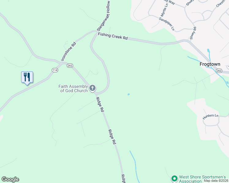 map of restaurants, bars, coffee shops, grocery stores, and more near 786 Fishing Creek Road in New Cumberland