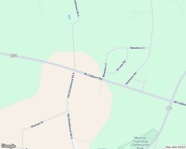 map of restaurants, bars, coffee shops, grocery stores, and more near 1686 West Lisburn Road in Mechanicsburg