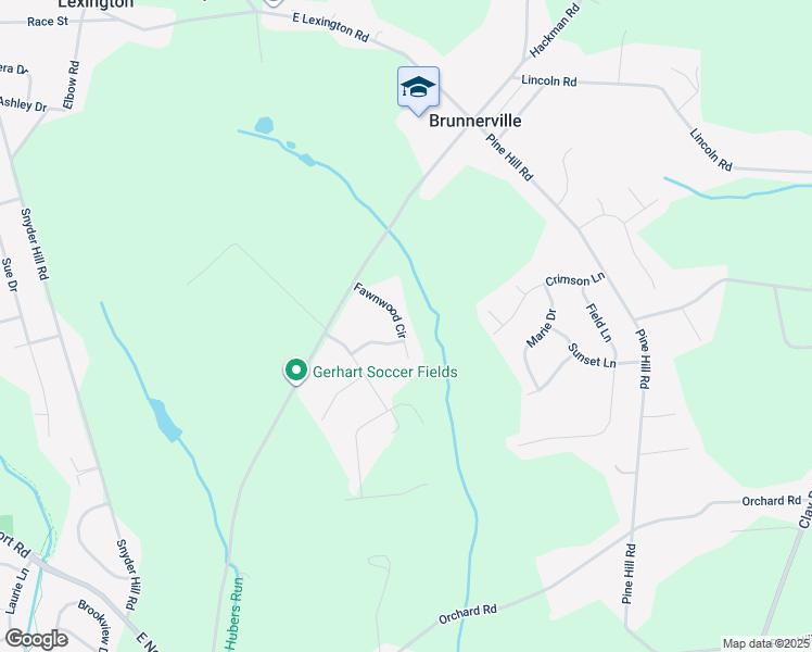 map of restaurants, bars, coffee shops, grocery stores, and more near 529 Fawnwood Circle in Lititz