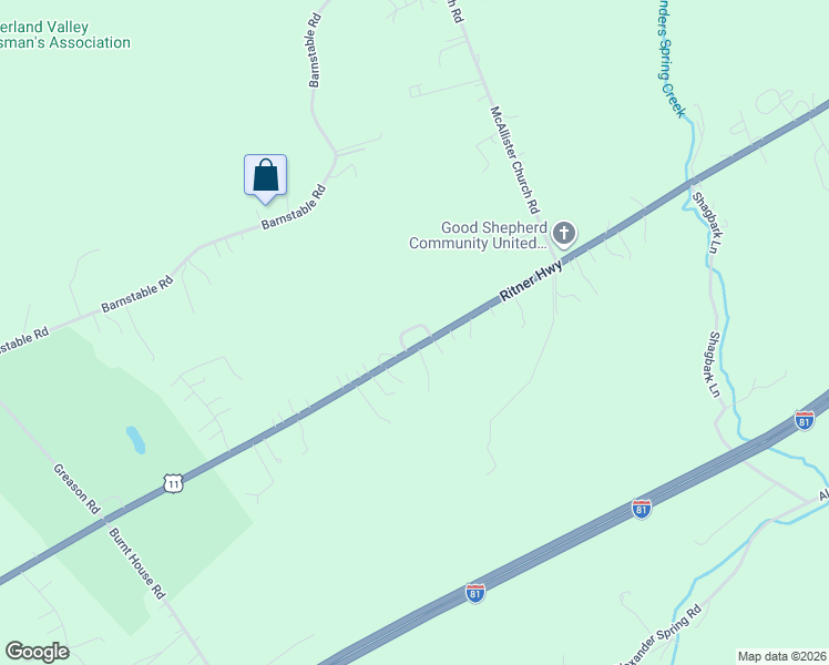 map of restaurants, bars, coffee shops, grocery stores, and more near 2245 Ritner Highway in Carlisle