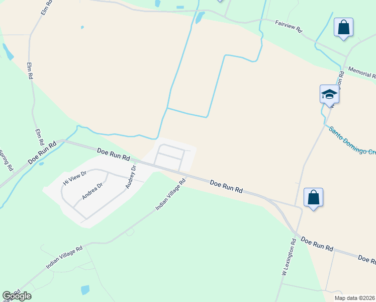 map of restaurants, bars, coffee shops, grocery stores, and more near 69 Penn Valley Village in Lititz