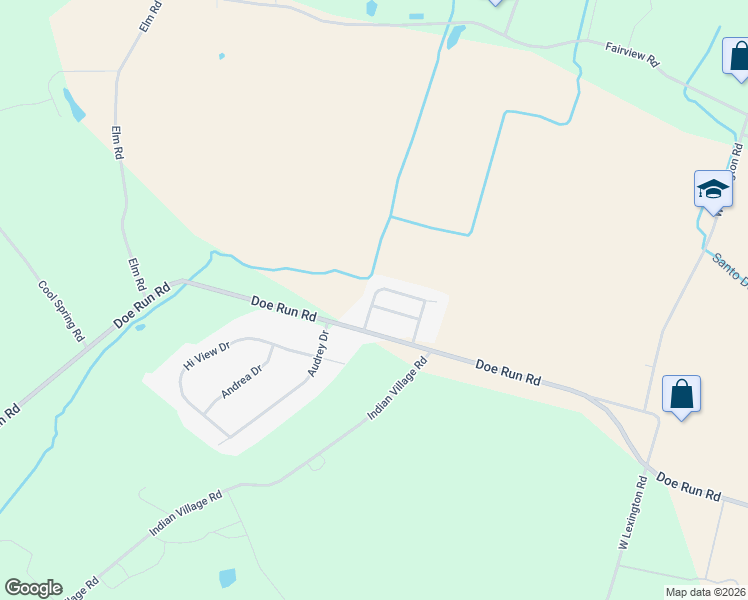 map of restaurants, bars, coffee shops, grocery stores, and more near 89 Penn Valley Village in Lititz