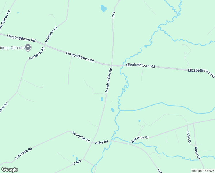 map of restaurants, bars, coffee shops, grocery stores, and more near 2881 Meadow View Road in Manheim