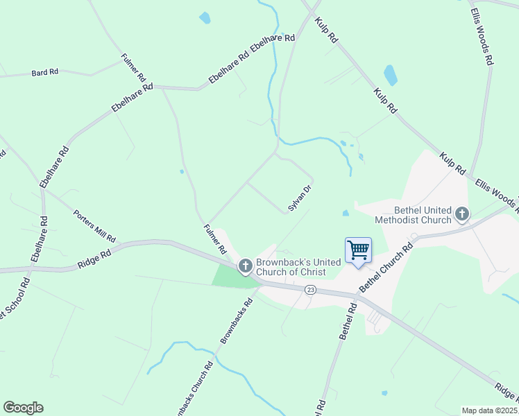 map of restaurants, bars, coffee shops, grocery stores, and more near 207 Sylvan Drive in Pottstown