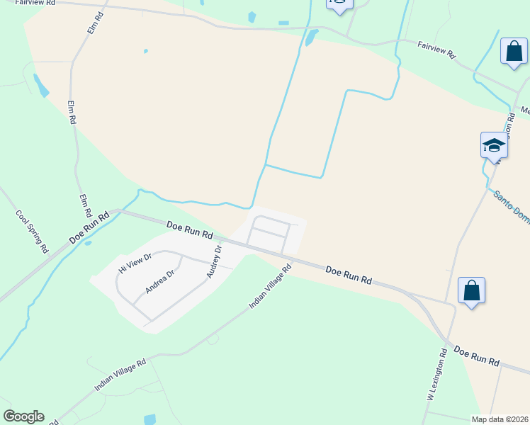 map of restaurants, bars, coffee shops, grocery stores, and more near 89 Penn Valley Village in Lititz