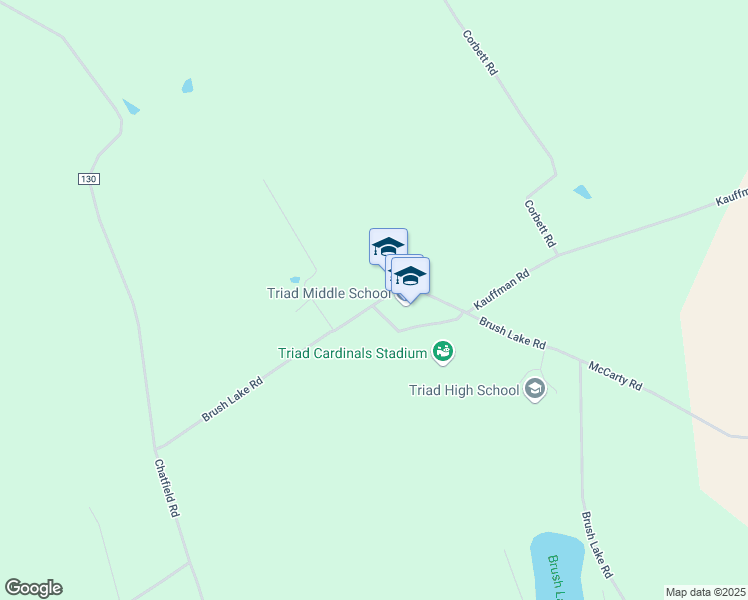 map of restaurants, bars, coffee shops, grocery stores, and more near 7920 Brush Lake Road in North Lewisburg