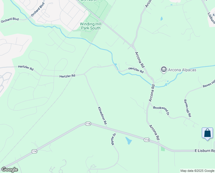 map of restaurants, bars, coffee shops, grocery stores, and more near 908 Hertzler Road in Mechanicsburg