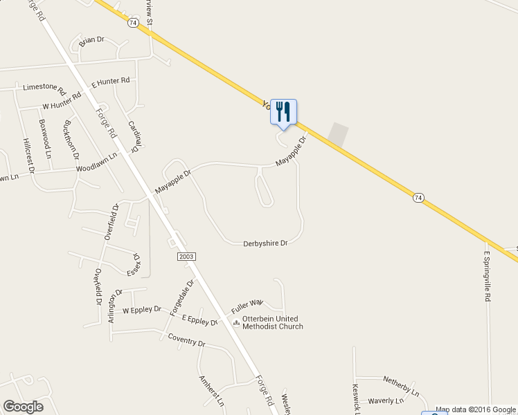 map of restaurants, bars, coffee shops, grocery stores, and more near 29 Kitszell Drive in Carlisle