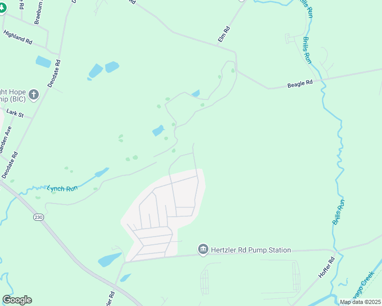 map of restaurants, bars, coffee shops, grocery stores, and more near 310 Rim Road in Elizabethtown