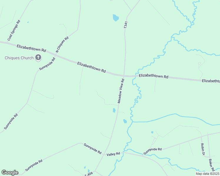 map of restaurants, bars, coffee shops, grocery stores, and more near 2846 Meadow View Road in Manheim