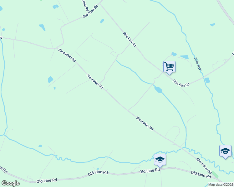 map of restaurants, bars, coffee shops, grocery stores, and more near 1426 Shumaker Road in Manheim