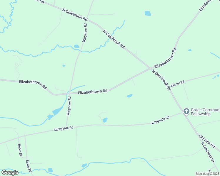 map of restaurants, bars, coffee shops, grocery stores, and more near 6220 Elizabethtown Road in Manheim