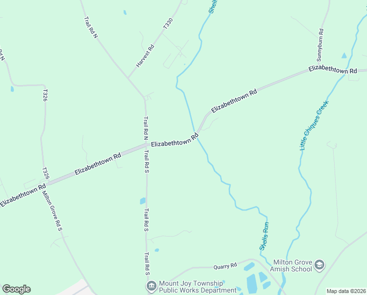 map of restaurants, bars, coffee shops, grocery stores, and more near 7987 Elizabethtown Road in Elizabethtown