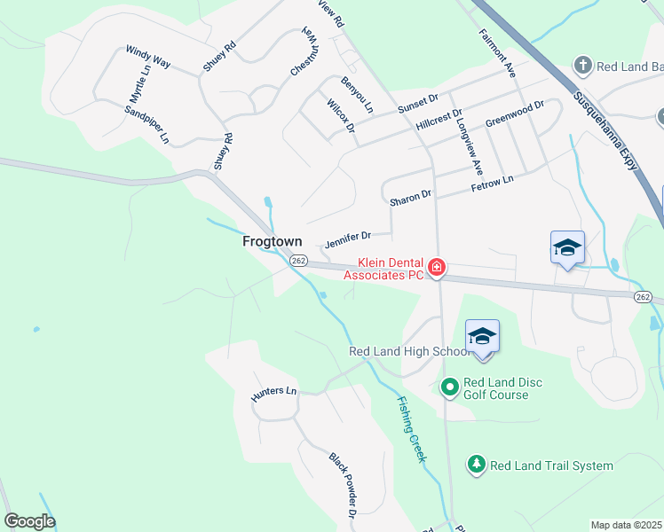 map of restaurants, bars, coffee shops, grocery stores, and more near 626 Fishing Creek Rd in New Cumberland