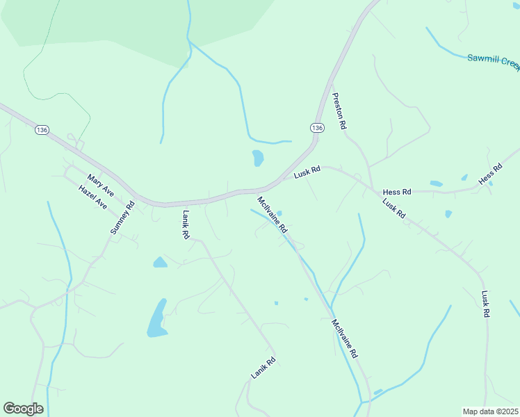 map of restaurants, bars, coffee shops, grocery stores, and more near 493 McIlvaine Road in Bentleyville
