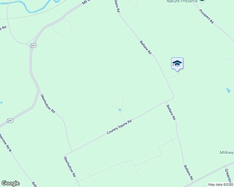 map of restaurants, bars, coffee shops, grocery stores, and more near 1415 Country Squire Road in Elizabethtown