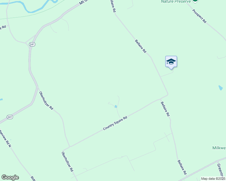 map of restaurants, bars, coffee shops, grocery stores, and more near 1415 Country Squire Road in Elizabethtown