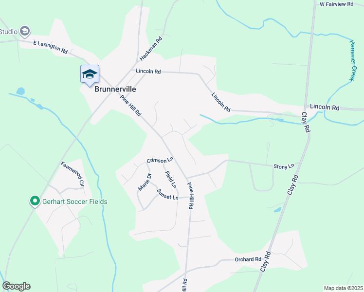 map of restaurants, bars, coffee shops, grocery stores, and more near 12 Foxrun Terrace in Lititz