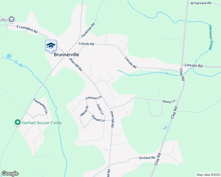 map of restaurants, bars, coffee shops, grocery stores, and more near 13 Fox Run Terrace in Lititz