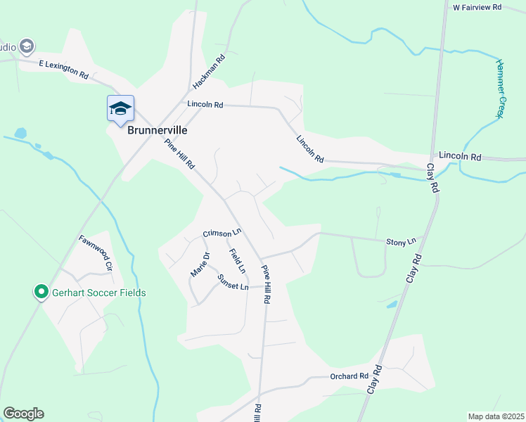 map of restaurants, bars, coffee shops, grocery stores, and more near 13 Fox Run Terrace in Lititz