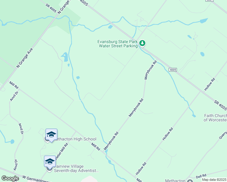 map of restaurants, bars, coffee shops, grocery stores, and more near 1220 Kriebel Mill Road in Collegeville