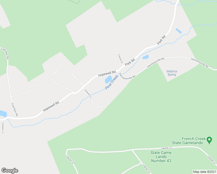 map of restaurants, bars, coffee shops, grocery stores, and more near 59 Hopewell Road in Elverson