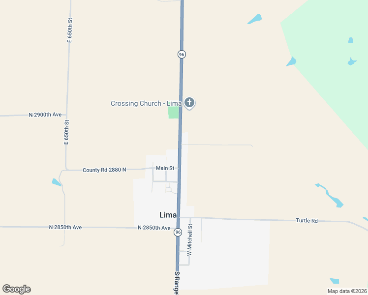 map of restaurants, bars, coffee shops, grocery stores, and more near 618 North Range Line Street in Lima