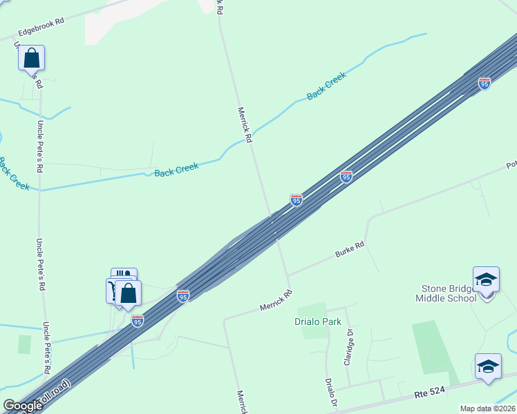 map of restaurants, bars, coffee shops, grocery stores, and more near New Jersey Turnpike in Hamilton Township