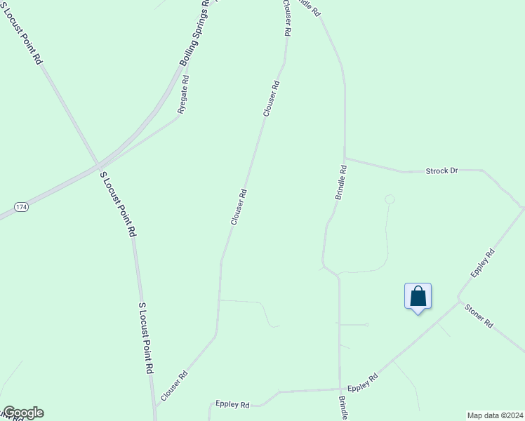 map of restaurants, bars, coffee shops, grocery stores, and more near 189 Clouser Road in Mechanicsburg